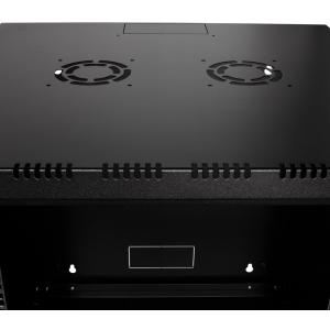 LogiLink 19' Wandverteiler, einteilig, 9 HE, schwarz W09E66B (8698800000584)