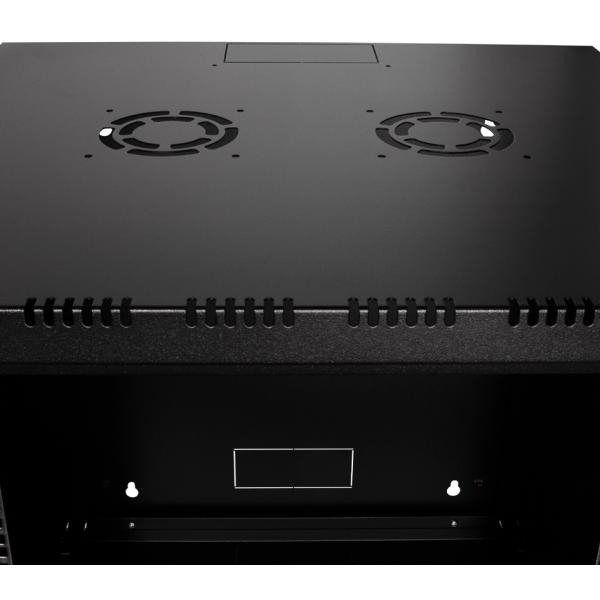 LogiLink 19' Wandverteiler, einteilig, 9 HE, schwarz W09E66B (8698800000584)