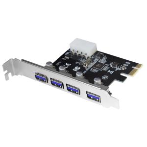 USB 3.0 PCI-Express Karte, 4 Port, 5 GBit/ Sek. LogiLink PC0057A (4052792030471)