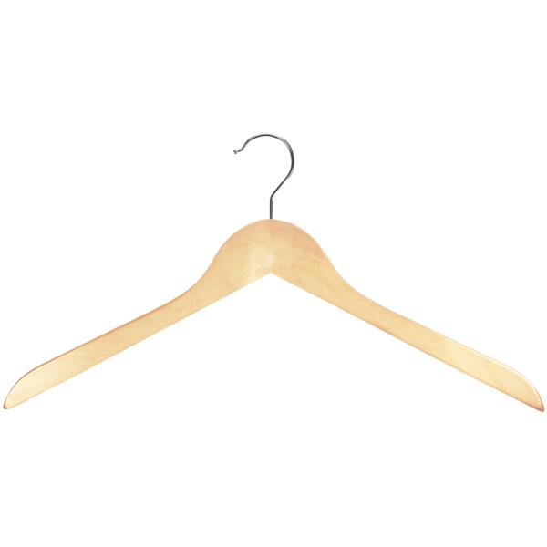 Holz-Kleiderbügel ohne Steg, natur Peggy Perfect 90352 (4006938903525)