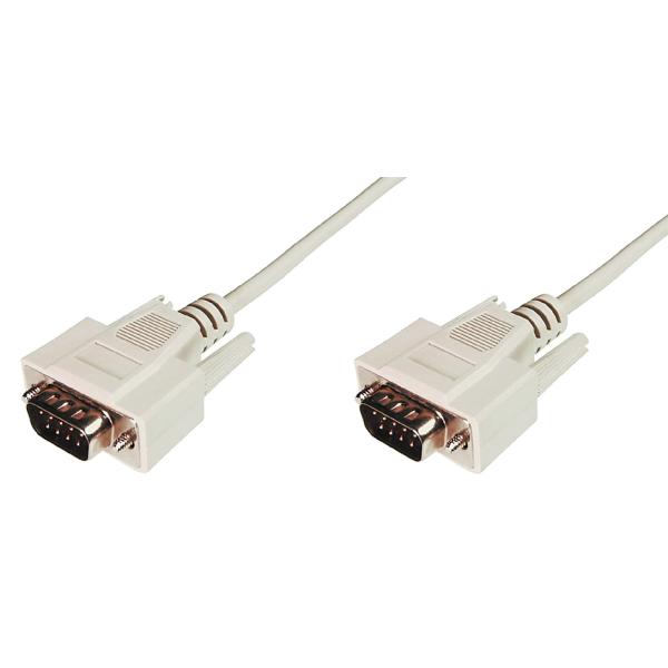 9-Pol Sub-D Kabel, Stecker - Stecker, 2, 0 m DIGITUS AK-610107-020-E (4016032301165)