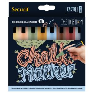 Kreidemarker ORIGINAL MEDIUM, 8er Etui, weiß Securit SMA510-V8-WT (8717624244285)
