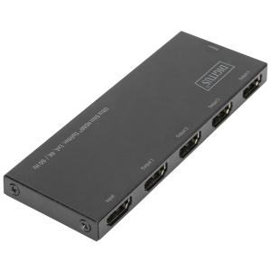 Ultra Slim HDMI Splitter, 1x4, 4K/ 60 Hz, schwarz DIGITUS DS-45323 (4016032465065)