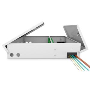 LWL-Spleißbox Unibox zur Wandmontage, Medium, grau DIGITUS DN-96800M-2 (4016032466130)