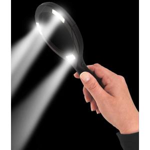 Lupe mit COB LED-Beleuchtung, schwarz IWH 770665 (4045914770669)