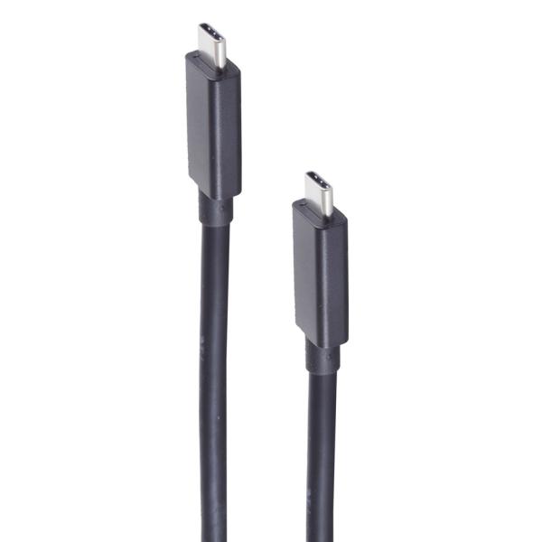BASIC-S USB 4.0 Kabel, USB-C - USB-C Stecker shiverpeaks BS13-65155 (4017538096289)