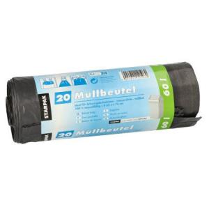 Müllsäcke mit Zugband 60 Liter 20 Stück PAPSTAR 14196 (4002911141960)