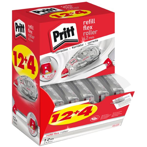 Refillkassette Flex 970, 4, 2 mm x 12 m, 16er Multipack Pritt PRX4M (4053172005744)