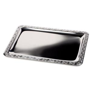 Tablett 'SCHÖNER ESSEN', (B)350 x (T)240 mm, silber APS 383 (4004133003835)