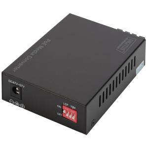 Gigabit PoE Medienkonverter, RJ45 / SC, SM, PSE DIGITUS DN-82160 (4016032390039)