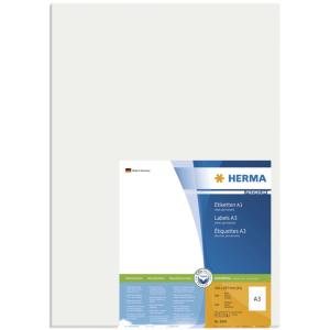Universal-Etiketten PREMIUM, 297 x 420 mm, weiß HERMA 8692 (4008705086929)