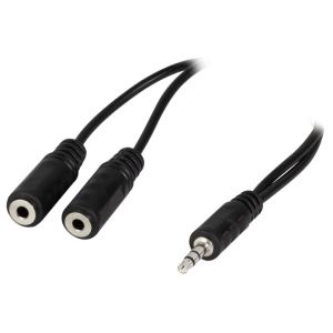 Audiokabel, Klinkenstecker - 2x Klinkenkupplung LogiLink CA1046 (4052792008807)
