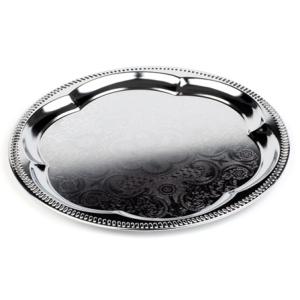 Partyplatte, rund, Durchmesser: 350 mm, silber APS 393 (4004133003934)