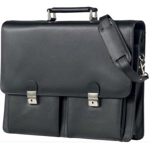 Aktentasche 'VENETO', Leder, schwarz Alassio 47117 (4021068471171)