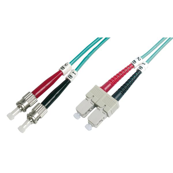 LWL Patchkabel, 2 x ST - SC-Duplex, OM3, 2, 0 m DIGITUS DK-2512-02/3 (4016032248989)