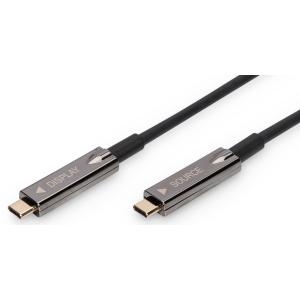 Digitus Usb-c/usb-c Glasfaserkabel Ak-330160-150-s 10,0 M Schwarz, 1 St. AK-330160-100-S (4016032482611)