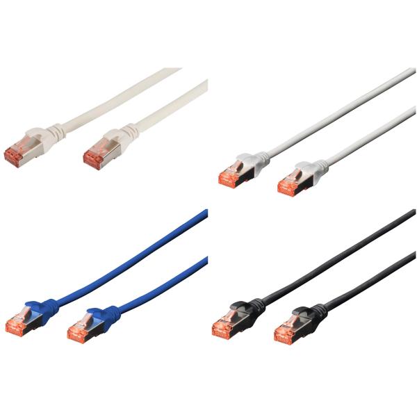 Patchkabel, Kat. 6, S/ FTP, 10, 0 m, rot DIGITUS DK-1644-100/R (4016032322245)