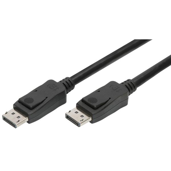 DisplayPort 1, 3/ 1.4 Anschlusskabel, DP - DP, 5 m DIGITUS AK-340106-050-S (4016032450290)
