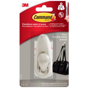 3M Metall-Haken 'Classic', Größe: L, silber Command FC13-BNFGN (5902658100413)