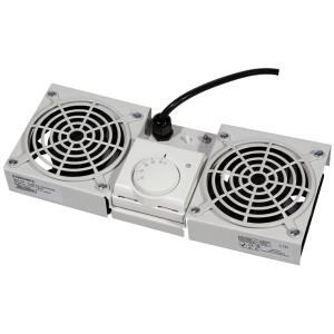 LogiLink Dachlüftereinheit, 2 Lüfter, lichtgrau (RAL7035) FAW102G (8698800001413)