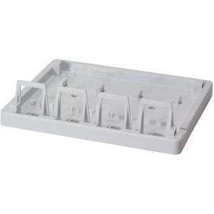 LogiLink Keystone Aufputz-Leergehäuse, ungeschirmt, 4-fach NK4034 (4052792031720)