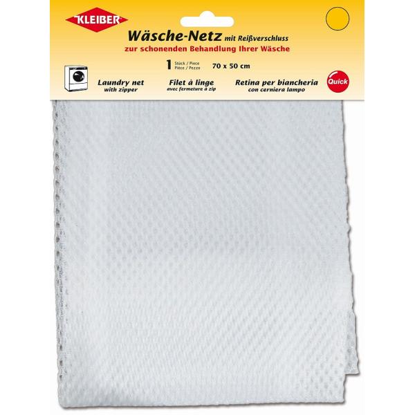 Wäschenetz, mit Reißverschluss, 700 x 500 mm, weiß KLEIBER 92026 (4009691920266)