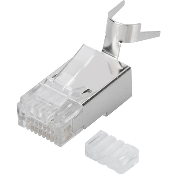 Modularer RJ45-Steckverbinder Kat. 6a, geschirmt DIGITUS AK-219604 (4016032380627)