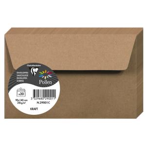 Briefumschlag Kraft 114 x 162 mm Pollen by Clairefontaine 29006C (3329680290066)