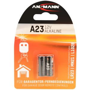 Kleinzelle, Alkaline Batterie, A23/ LR23, 2er Blister ANSMANN 1510-0024 (4013674123094)
