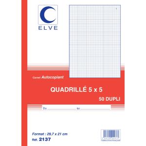 Notizbuch, 105 x 140 mm, kariert (5/ 5) ELVE 2130 (3416790021304)
