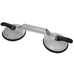 Saugheber Aluminium, mit 2 Köpfen, Tragkraft: 80/ 100 kg IWH 753428 (8717568795928)