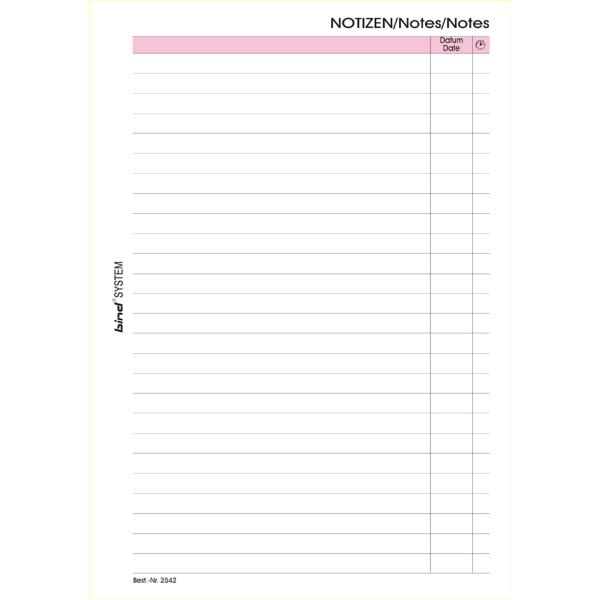 Ersatzeinlage kariert A5, 50 Blatt BIND 2544 (4024859025447)