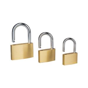 Vorhängeschloss-Satz, 3-tlg, kurzer Bügel BRÜDER MANNESMANN M413-03 (4003315071303)