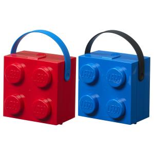 Brotdose mit Tragegriff, grün-transluzent LEGO 40240008 (5711938247126)