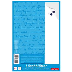 Löschpapierblock DIN A4, 80 g/ qm, weiß herlitz 300004234 (4008110382401)
