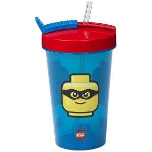 Trinkbecher mit Strohhalm ICONIC, 0, 5 Liter LEGO 40440001 (5711938030346)
