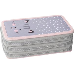Schüleretui Triple Decker Katze, 36-teilig EBERHARD FABER 577474 (4087205774741)