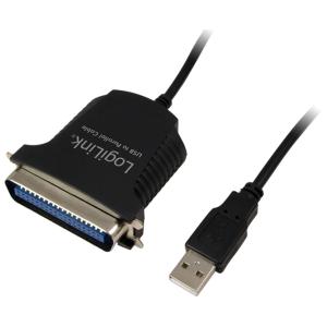 USB 1.1 Druckerkabel, Centronics, Länge: 1, 8 m LogiLink AU0003C (4052792005745)