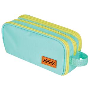 Doppel-Schlamper-Etui Uni, mint/ gelb herlitz 300001511 (4008110358673)