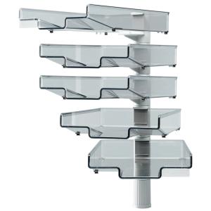Schwenkflügler mit 5 Schalen, schwarz Hansa h5035004 (4011028008561)