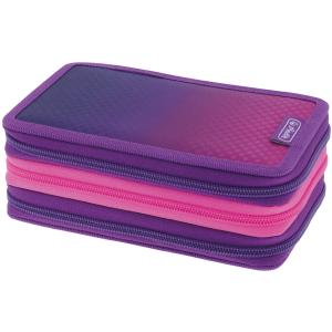 Schüleretui TriCase 'Dip Dye Pink', 31-teilig herlitz 300001559 (4008110371955)