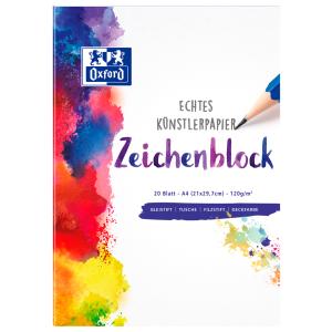 Zeichenblock, DIN A4, blanko, 120 g/ qm Oxford 100050321 (4006144952751)