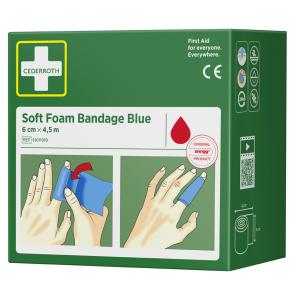Pflaster 'Soft Foam Bandage', blau CEDERROTH 51011010 (7310610017293)