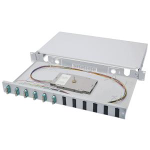19' Glasfaser LWL Spleißbox, OM3, bestückt, 6 x SC DIGITUS DN-96320/3 (4016032278320)