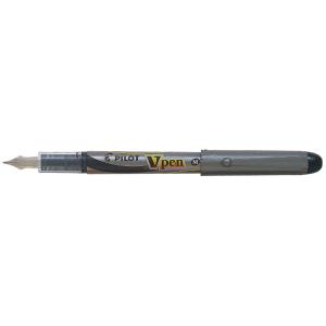Einweg-Füllhalter V-Pen Silver, schwarz PILOT 281624 (4902505281624)