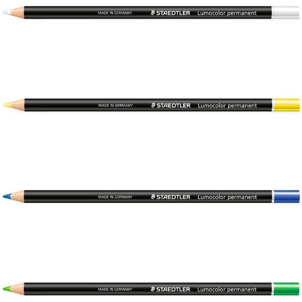 Trockenmarker Lumocolor permanent glasochrom, blau STAEDTLER 108 20-3 (4007817105139)