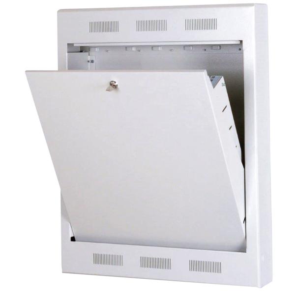 19' Wandverteiler Surface Mount, 2 HE, lichtgrau DIGITUS DN19 WM-SURM127 (4016032383642)