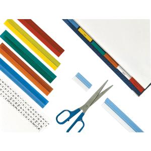 Vollsicht-Reiter, transparent farbig, aus Folie Esselte 55002 (5411313550024)