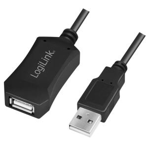 USB 2.0 Aktives Verlängerungskabel, 5, 0 m LogiLink UA0001A (4260113566275)