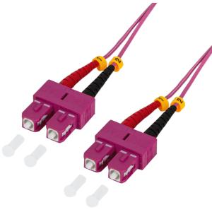 LogiLink LWL Patchkabel, SC-Duplex - SC-Duplex, OM4, 1, 0 m FP4SC01 (4052792017380)